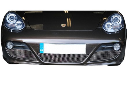 Front Bumper Stainless Steel Grill Set ZunSport. Porsche Cayman 987 MKII